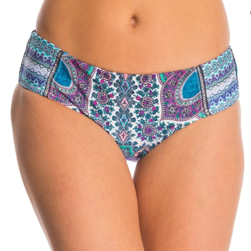 Nanette Lepore Swim Paros Paisley Doll Hipster Bikini Bottom